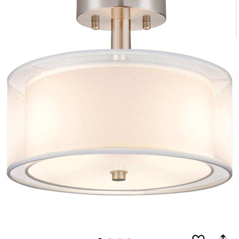 Elegant Cream Ceiling Light Fixture